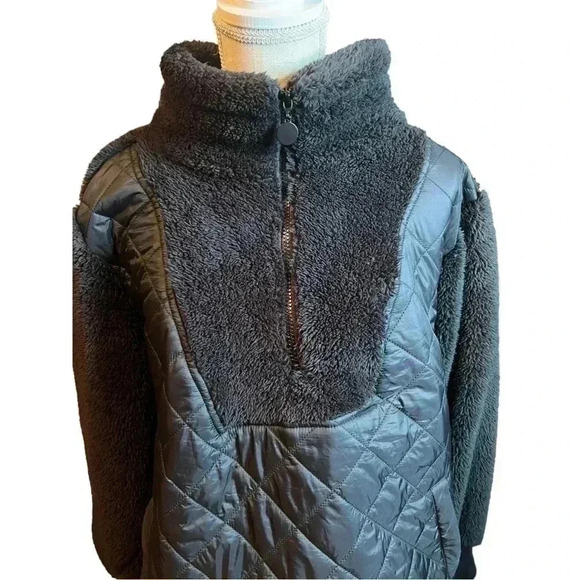 Women’s Livi Half-Zip Sherpa Jacket•Black•Size 22-24• Very comfy Sherpa Jacket• - Picture 5 of 6